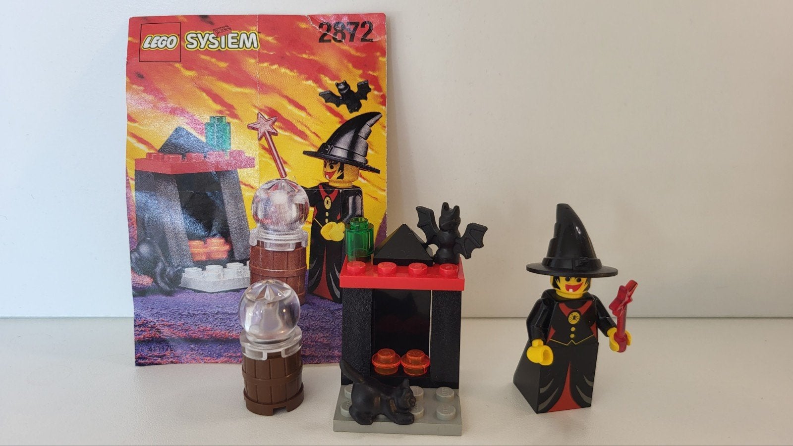 Lego 2872 Witch and Fireplace, Kinderen en Baby's, Gebruikt, Verzenden, Lego, Inclusief instructies