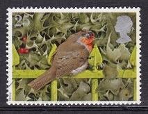 3700 - Engeland michel 1597 gestempeld , Roodborstje, Postzegels en Munten, Verzenden