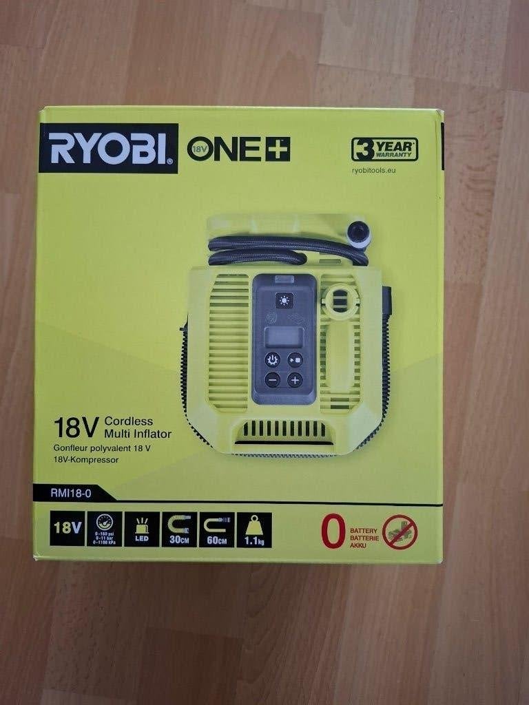 Ryobi ONE+ 18V Compressor Nieuw in doos , ZONDER Accu!, Ophalen of Verzenden, Nieuw