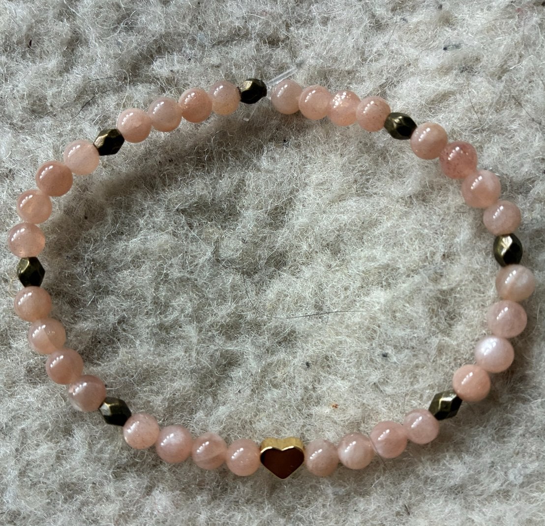 Handgemaakte armbandjes van (half-)edelsteen, Overige materialen, Met bedels of kralen, Overige kleuren, Nieuw