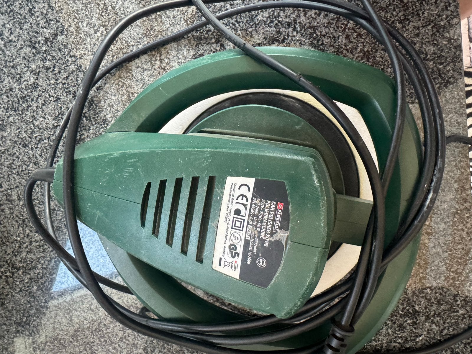 Parkside Car Polisher X0 90 - Polijstmachine, Ophalen of Verzenden, Gebruikt