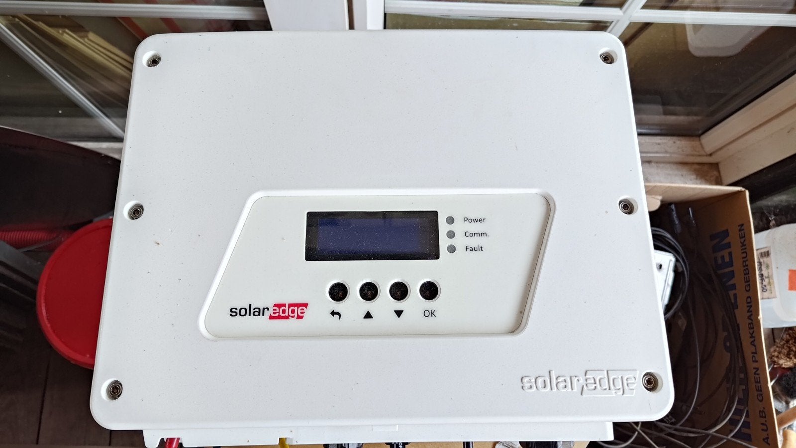 SolarEdge SE3680H omvormer en 16 optimizers, Ophalen of Verzenden, Gebruikt, Overige typen, 200 wattpiek of meer