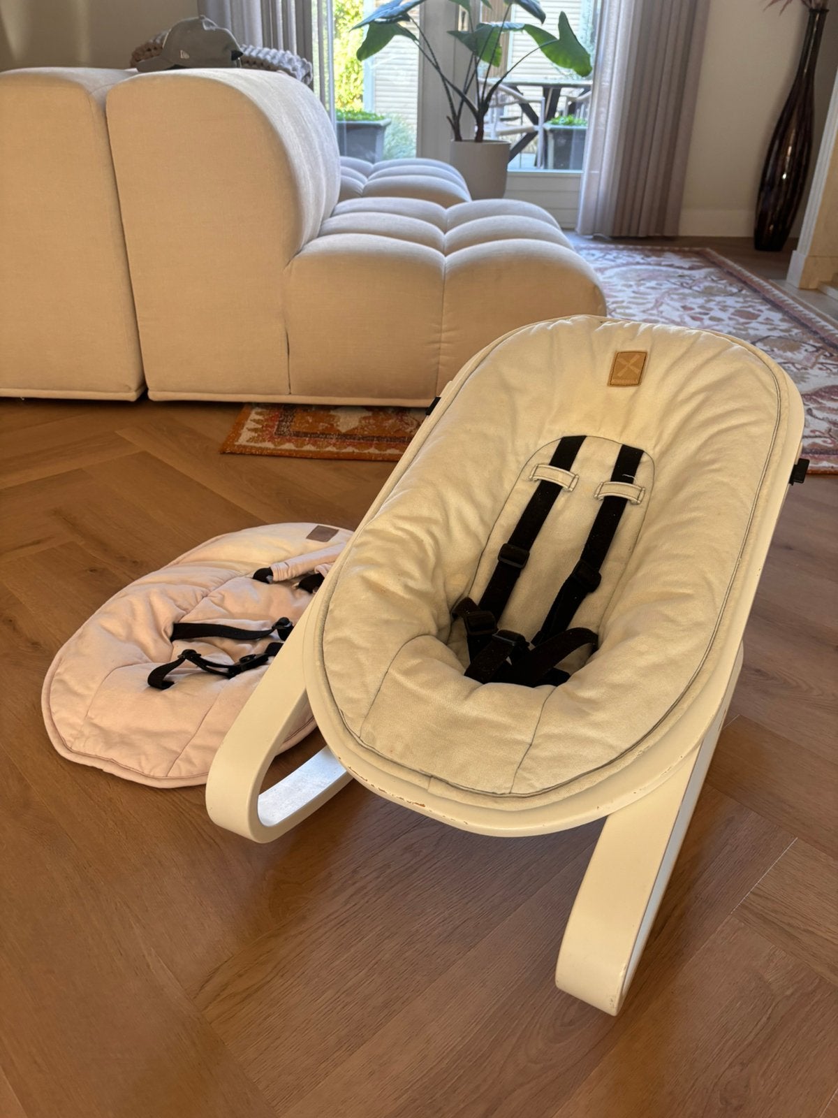 Kidsmill Up! Newborn Wipstoel / Bouncer – incl. extra bekle, Ophalen, Zo goed als nieuw