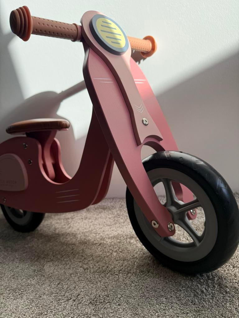 Little Dutch Houten Loopscooter Roze, Ophalen, Nieuw, Loopfiets