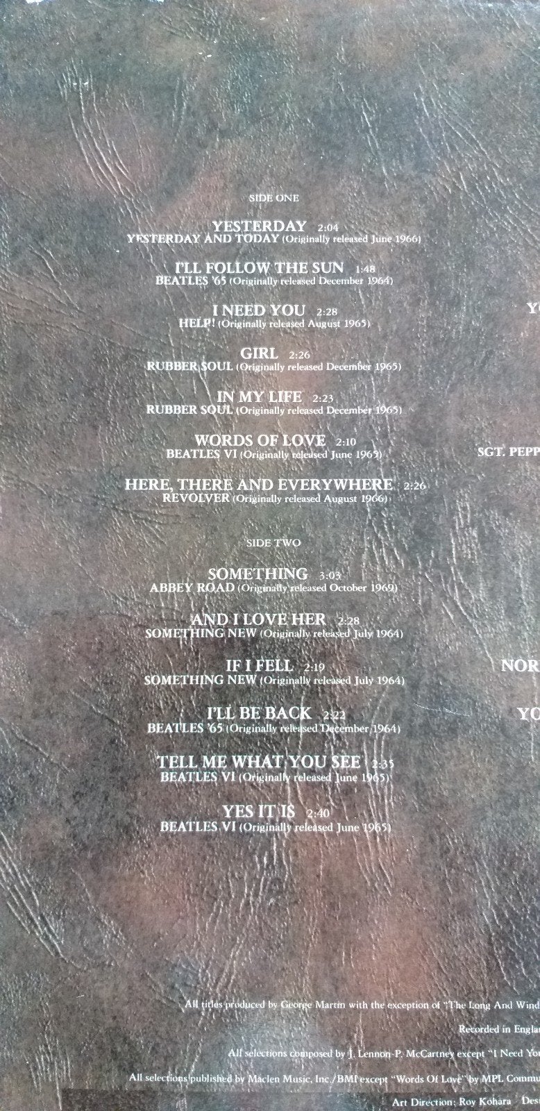 Lp van de beatles, Ophalen of Verzenden