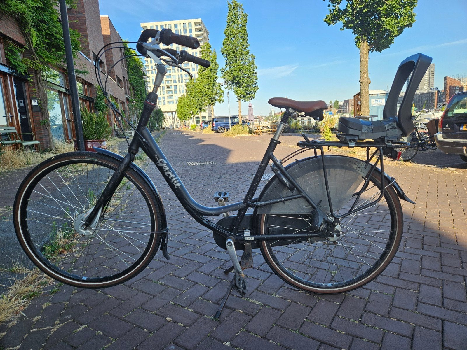 Gazelle Bloom T7 mamafiets met kinderzitje - opknapper, Ophalen, Versnellingen, Gazelle, Trommelrem