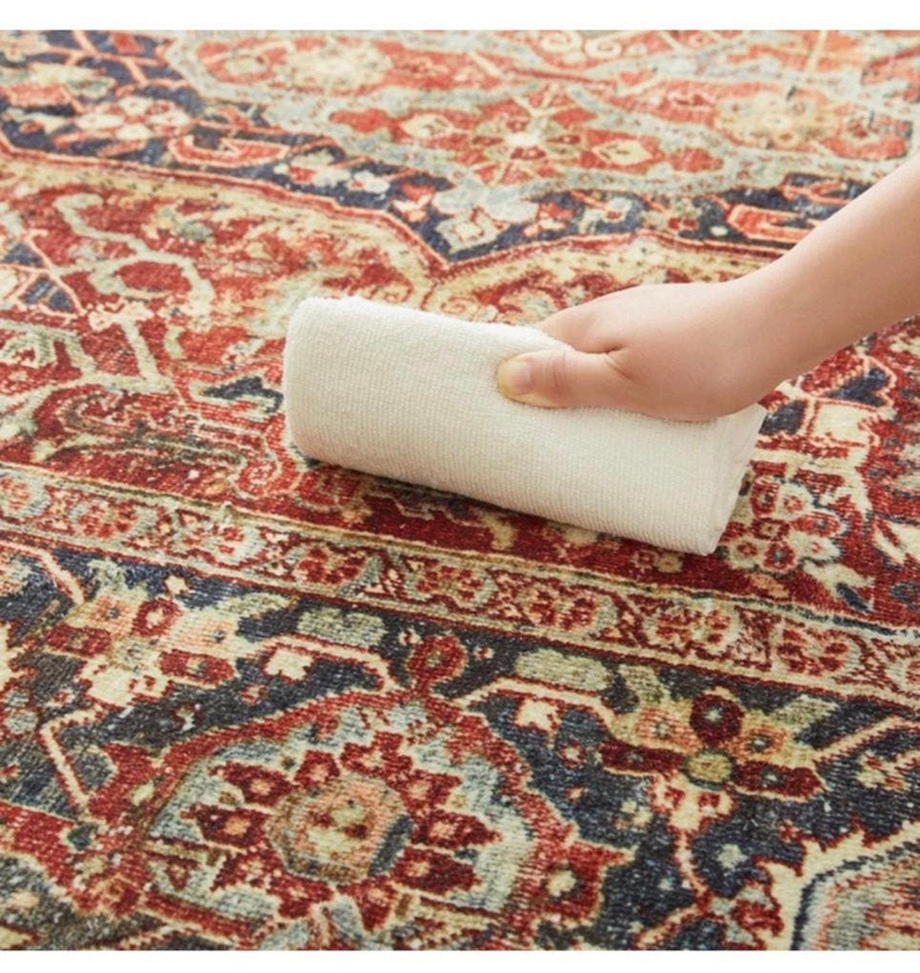 Turks tapijt Vintage Majestic vloerkleed vloer-kleed 60x110, 100 tot 150 cm, L, Nieuw, Geel