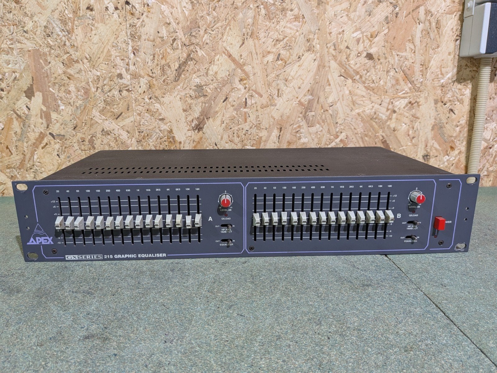 Apex GX Series 215 Grafische Equalizer, Ophalen of Verzenden, Audio