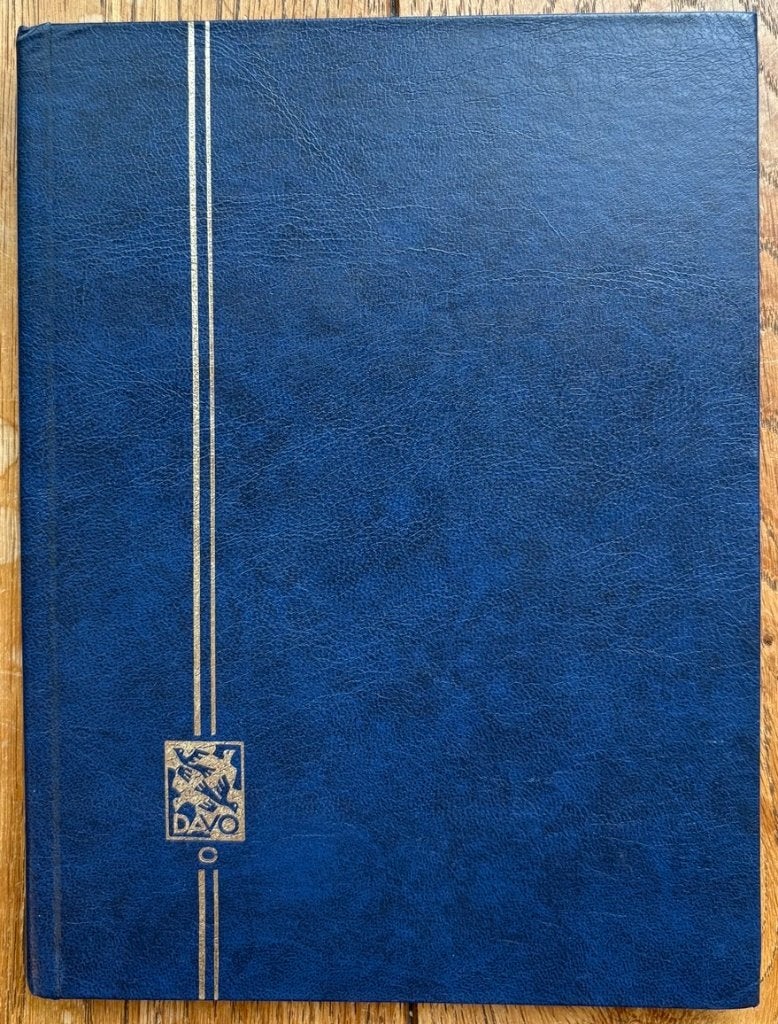 ZGAN DAVO insteekboek 16 bladzijden BLAUW    #  BIEDEN VANAF, Postzegels en Munten, Verzenden, Verzamelalbum