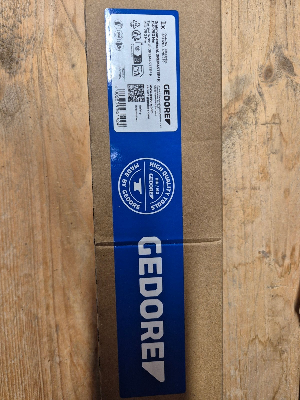 Nieuwe Gedore Momentsleutel DREMMASTER K 150-750 Nm, Ophalen of Verzenden