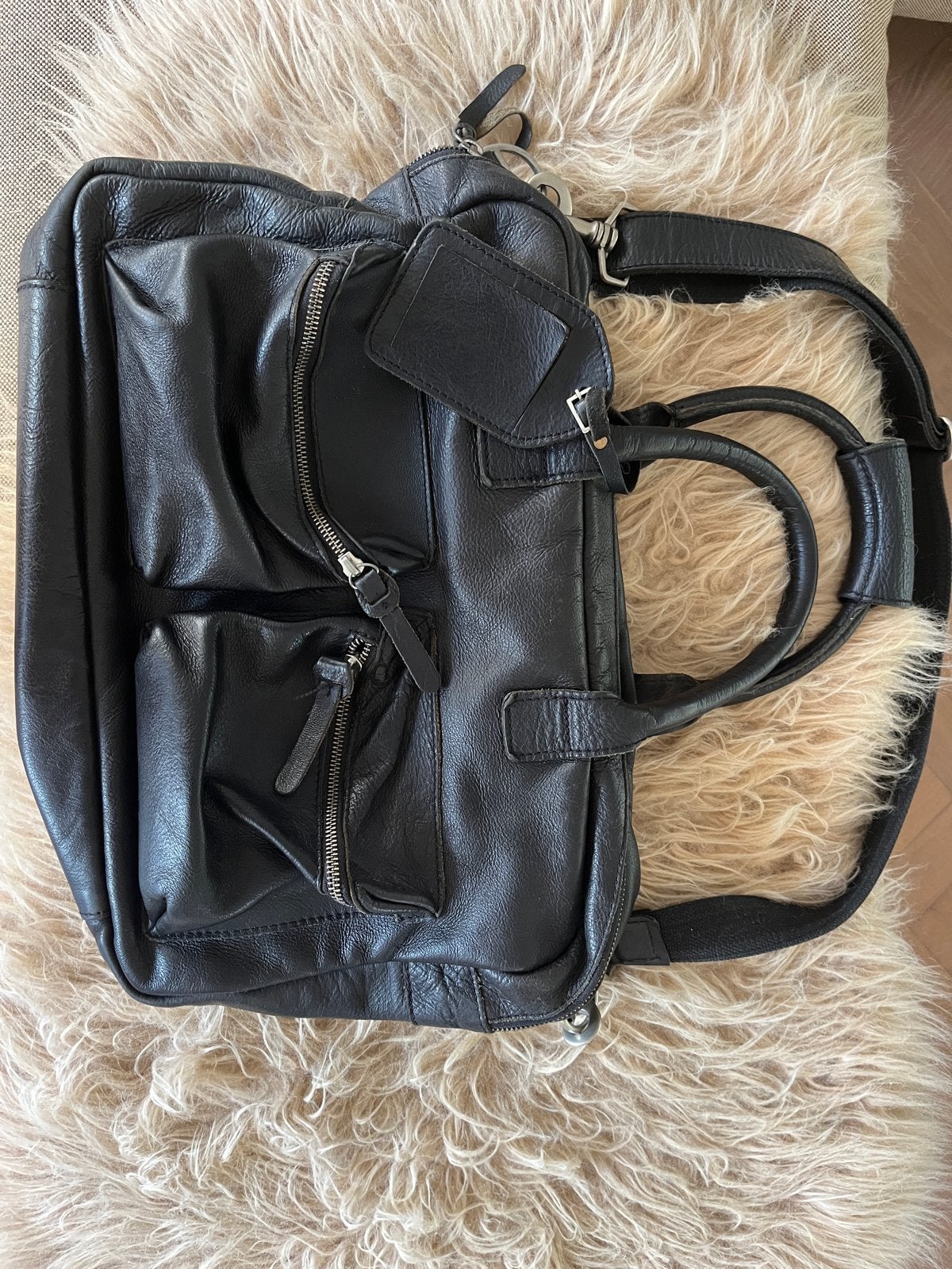 Cowboysbag 'the bag' in goede staat, Ophalen of Verzenden, Gebruikt, Zwart, Handtas
