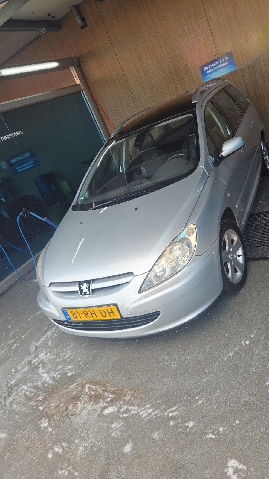 fijne peugeot 307sw 2liter automaat, Voorwielaandrijving, Stof, Zwart, 4 cilinders