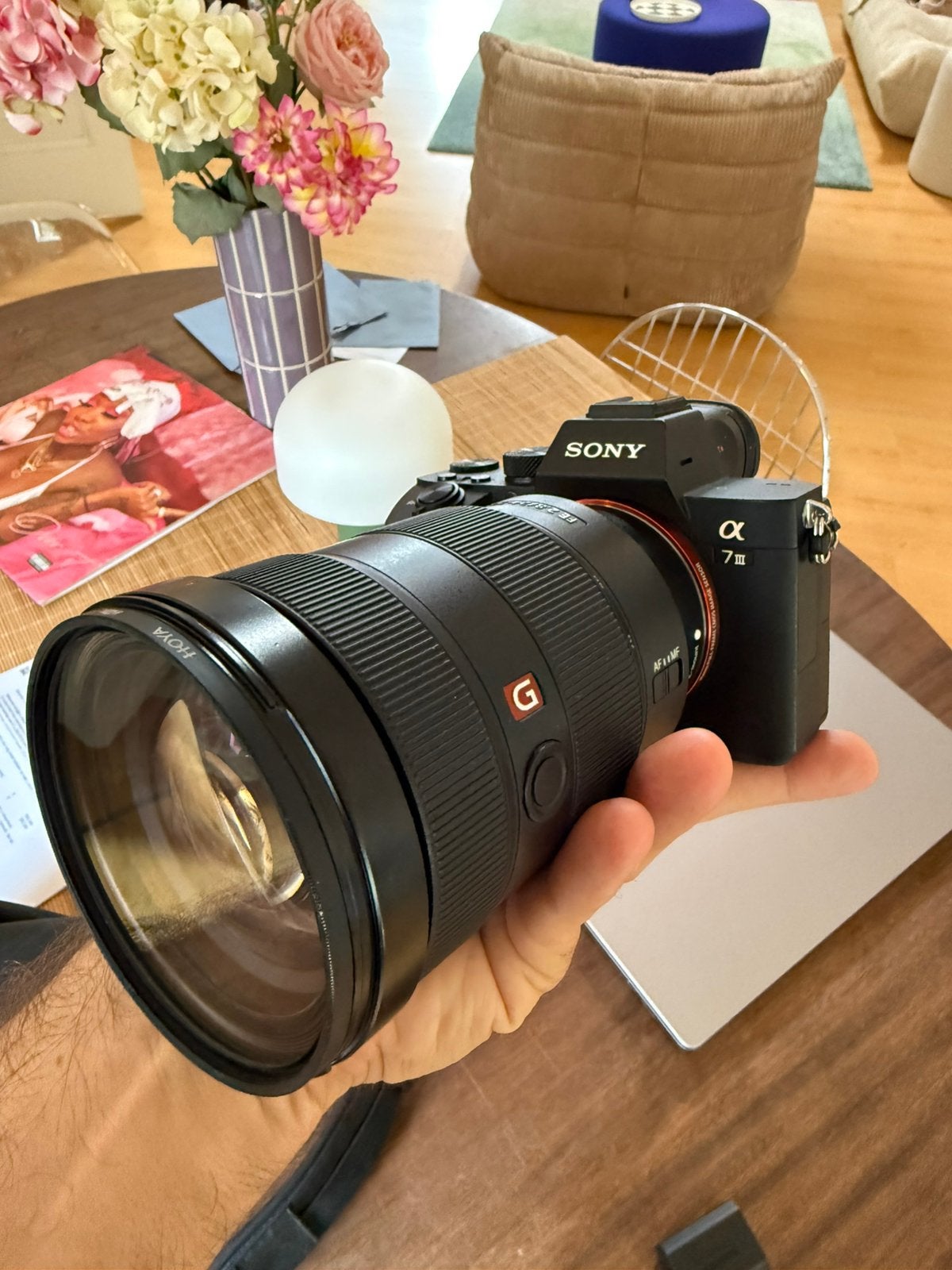 Sony A7III + G-Master 24-70mm, Audio, Tv en Foto, Fotografie | Lenzen en Objectieven, Ophalen, Sony E-mount, Sony, Zo goed als nieuw