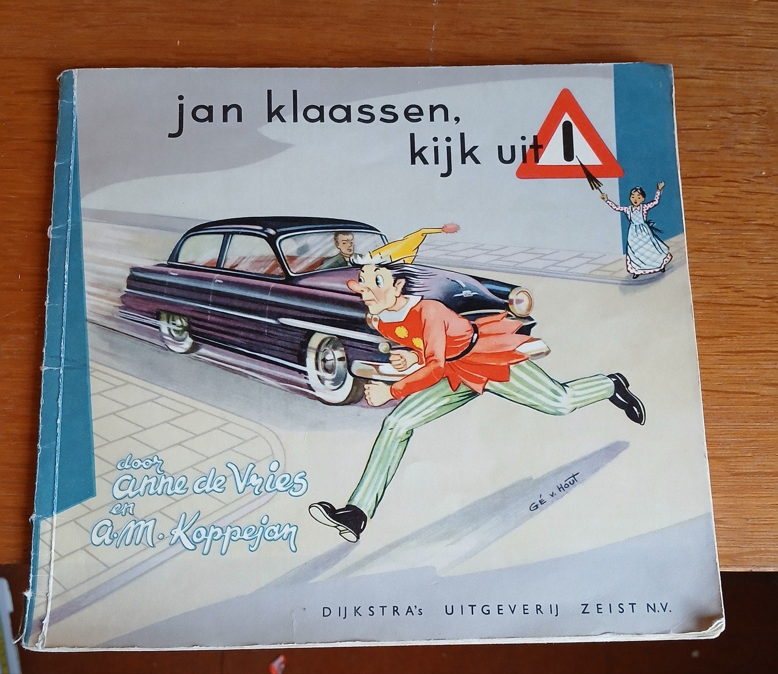 Jan Klaassen, kijk uit! - Verkeersboekje 1959, Boeken, Kinderboeken | Jeugd | onder 10 jaar, Ophalen of Verzenden, Gelezen, Anne de Vries en A.M. Koppejan