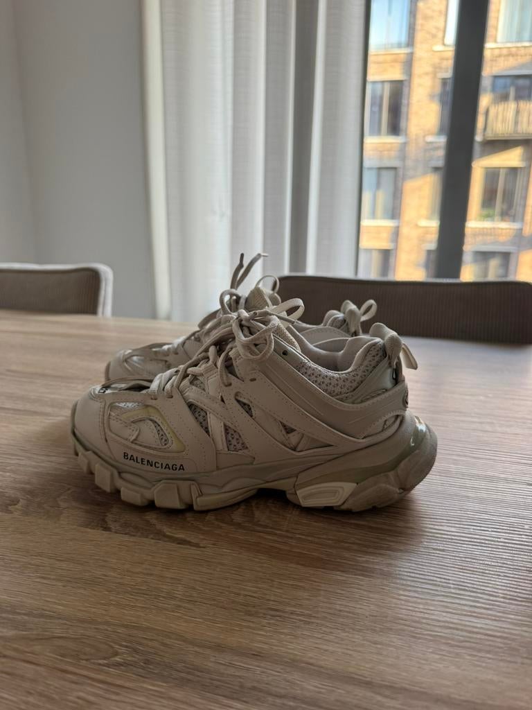 Balenciaga Track, Verzenden, Wit, Sneakers of Gympen, Zo goed als nieuw
