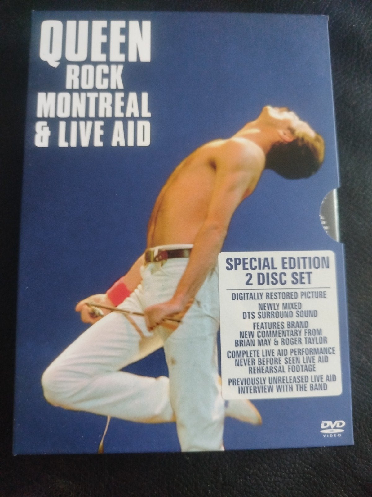 QUEEN ROCK MONTREAL & LIVE AID SE 2 DVD, Cd's en Dvd's, Engels, Alle leeftijden, Italiaans, Ophalen of Verzenden