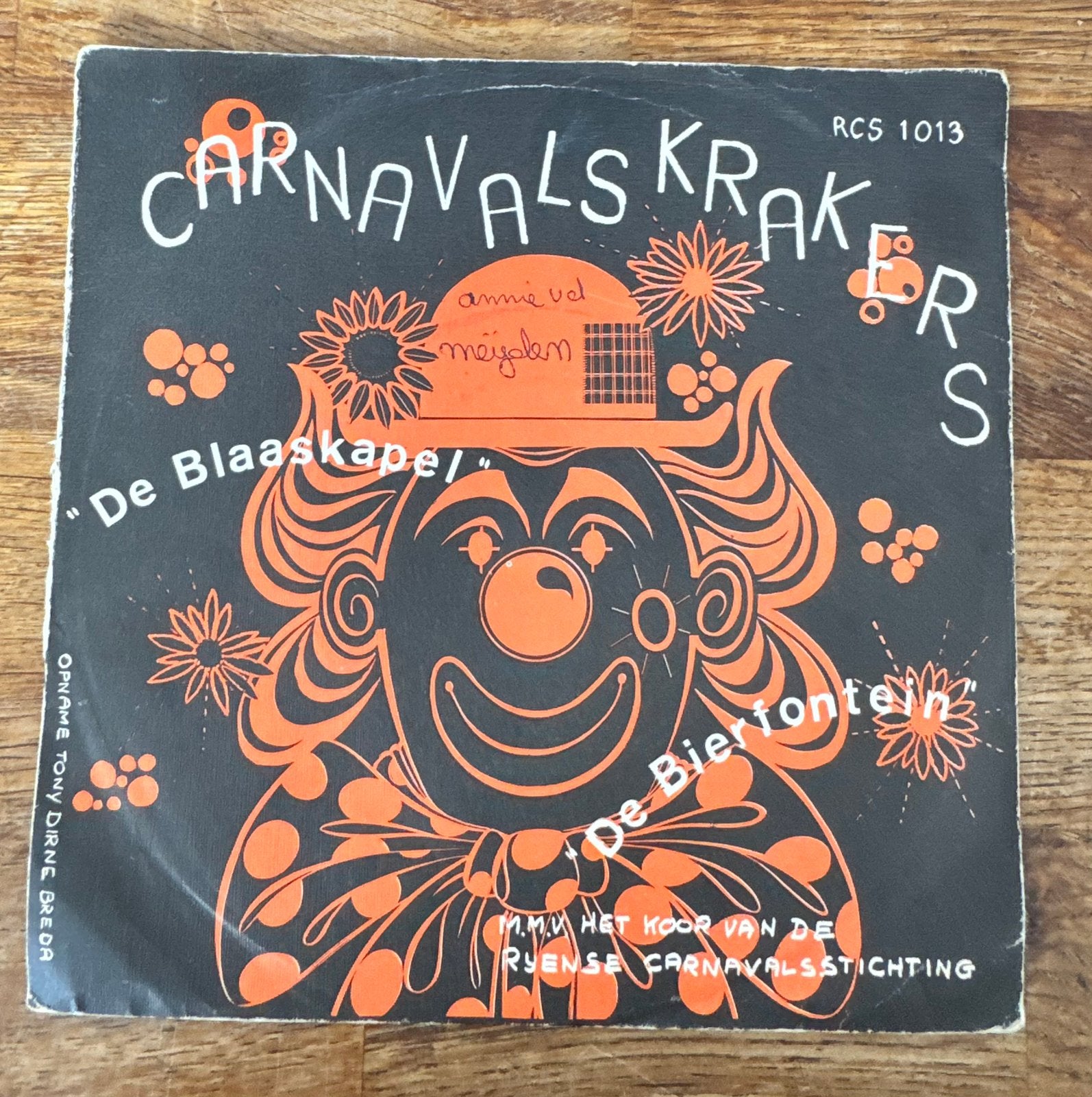 Vinyl Single - Carnavals Krakers, Cd's en Dvd's, Vinyl Singles, Ophalen of Verzenden, Zo goed als nieuw, Nederlandstalig