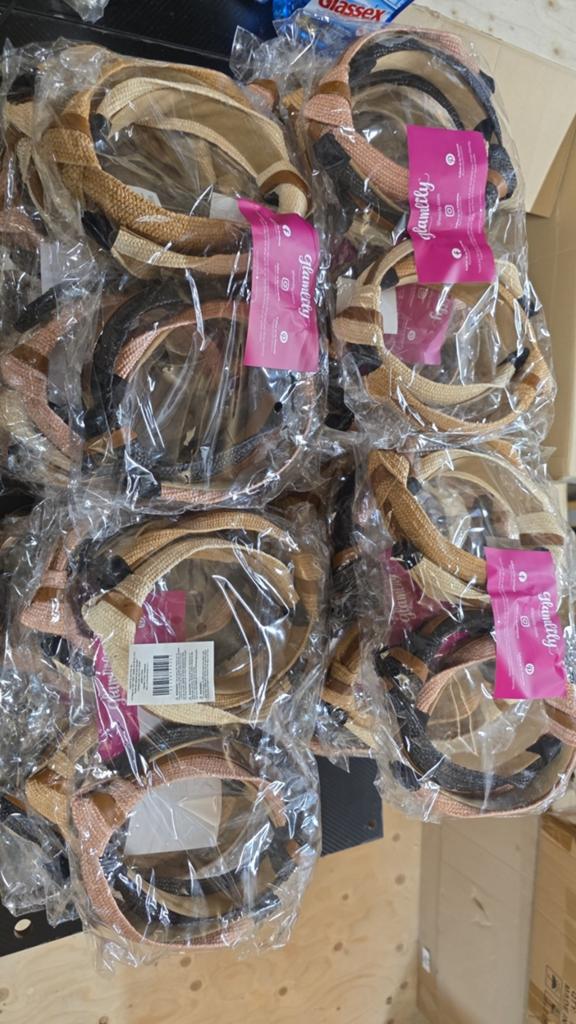 Partij 80 stuks nieuwe haarbanden, 4 verschillende sets, Kleding | Dames, Hoed, Nieuw, Glamcity, One size fits all
