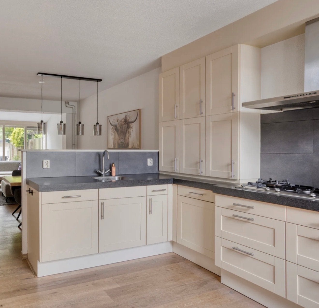 Complete keuken met (moderne) apparatuur, Ophalen, Gebruikt, Overige materialen, Hoekkeuken