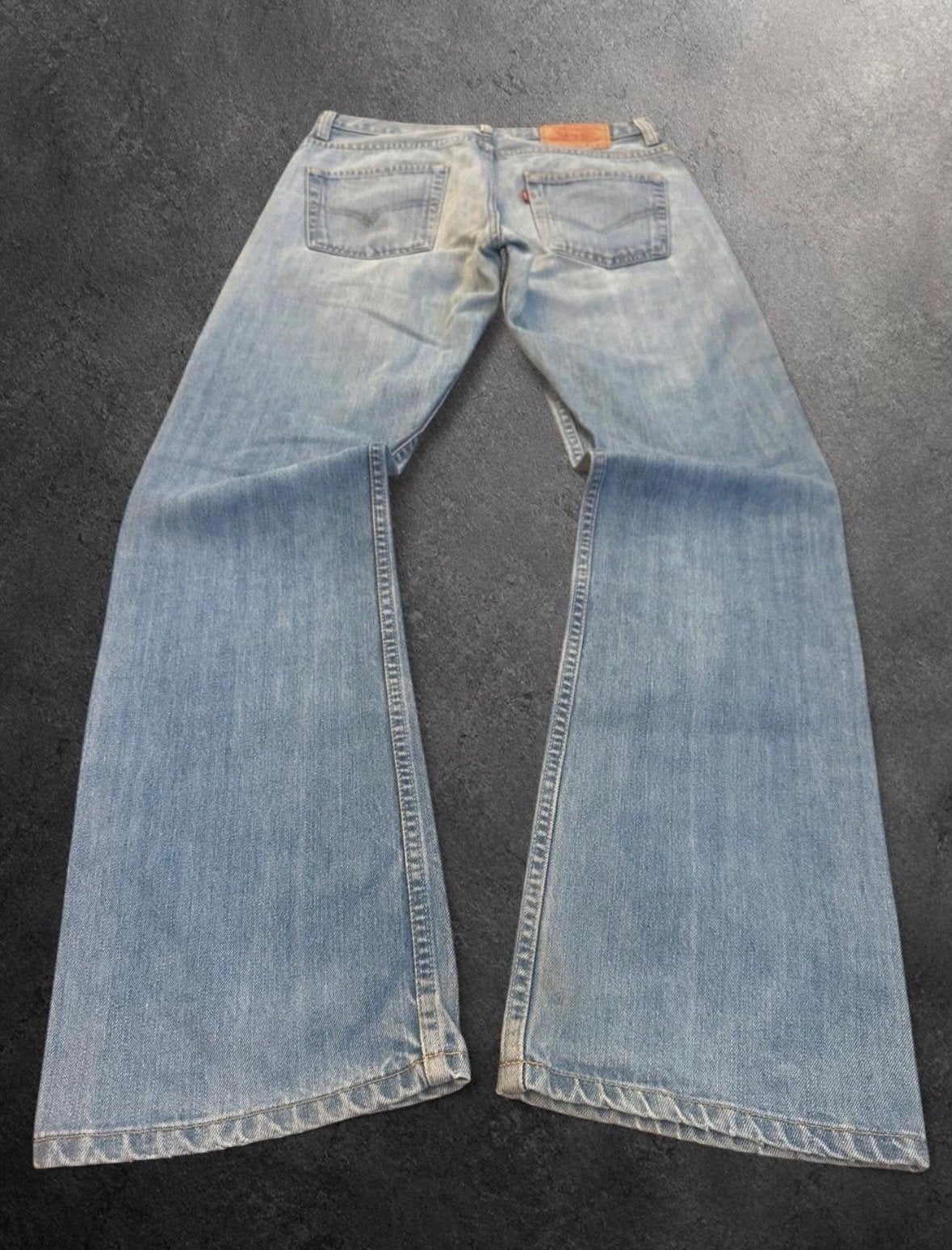Vintage Levi's 507 Bootcut Jeans 30x34 Lichtblauw 2001, Ophalen of Verzenden, Gedragen, Blauw, W32 (confectie 46) of kleiner