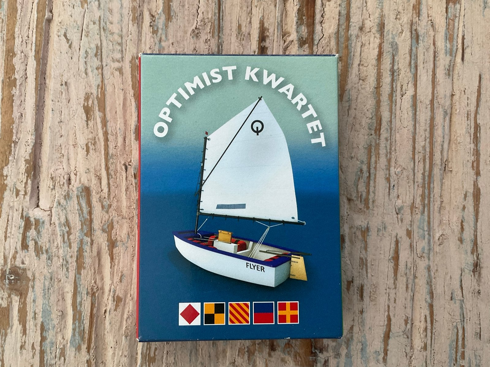 Optimist Kwartet - Leerzaam zeilspel voor alle leeftijden, Een of twee spelers, Ophalen of Verzenden, Zo goed als nieuw