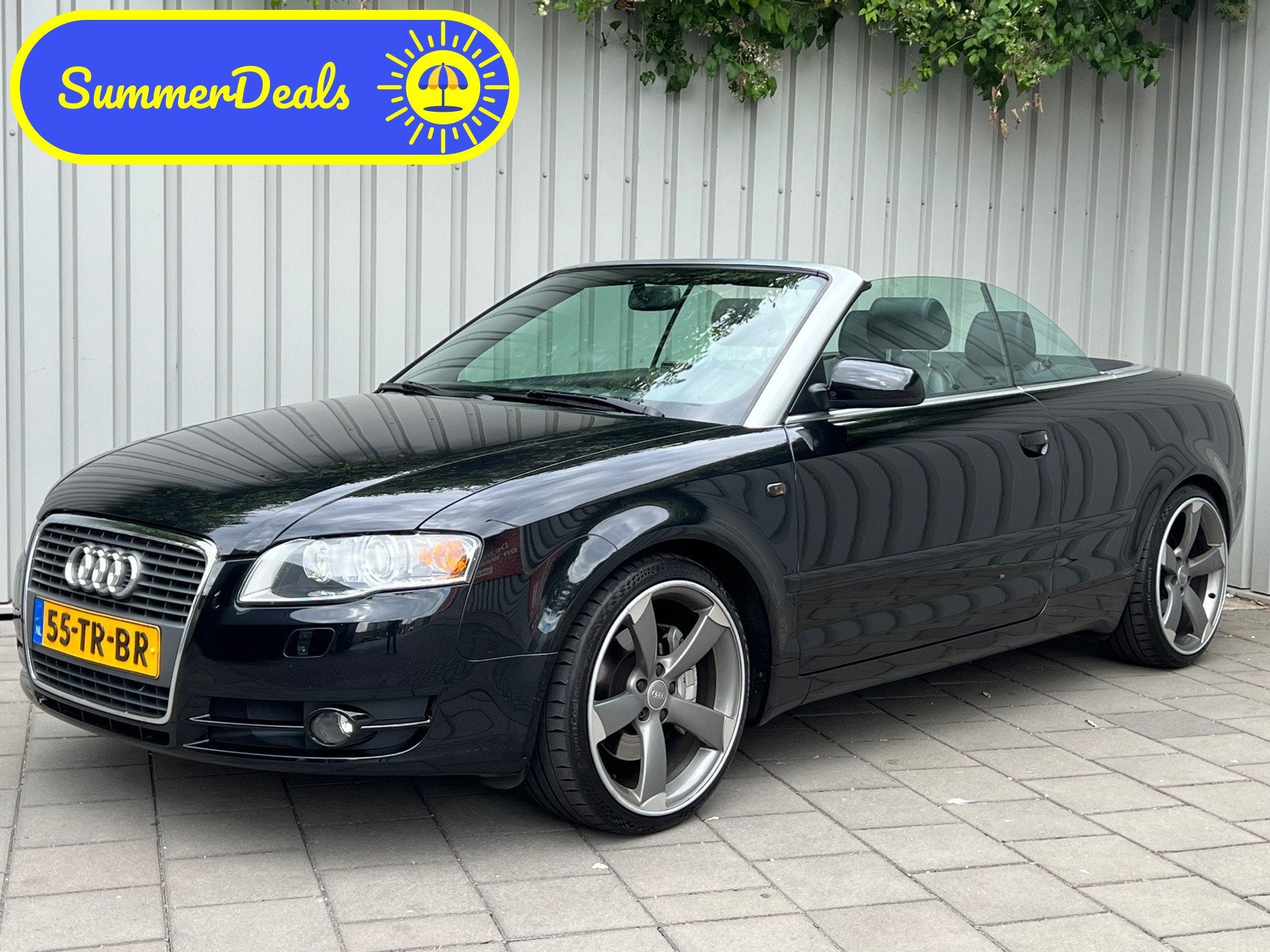 Audi A4 Cabriolet 2.0 TFSI Pro Line|151000KM|Climate Control, Auto's, Audi, Voorwielaandrijving, Gebruikt, Zwart, 4 cilinders