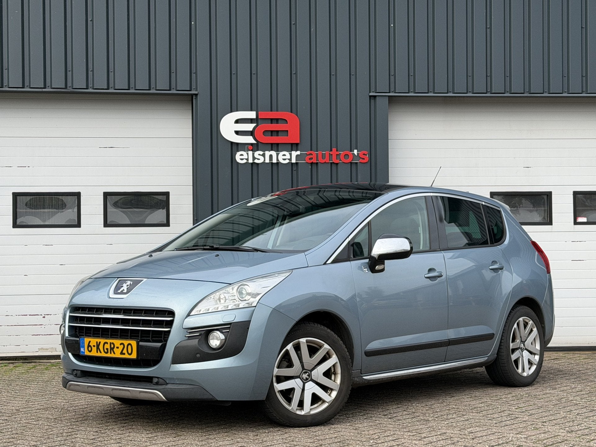 Peugeot 3008 2.0 HDiF HYbrid4 Blue Lease Executive | LEDER |, Auto's, Automaat, Euro 5, Gebruikt, Zwart