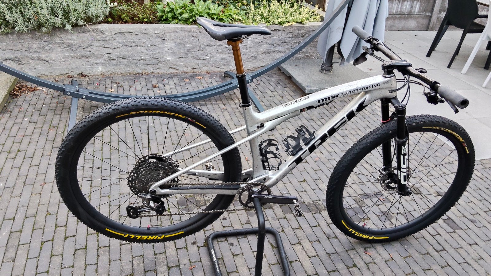 Trek Supercaliber XTR M/L RSL wielen - in zeer goede staat, Fully, Ophalen of Verzenden, Zo goed als nieuw, Schijfrem