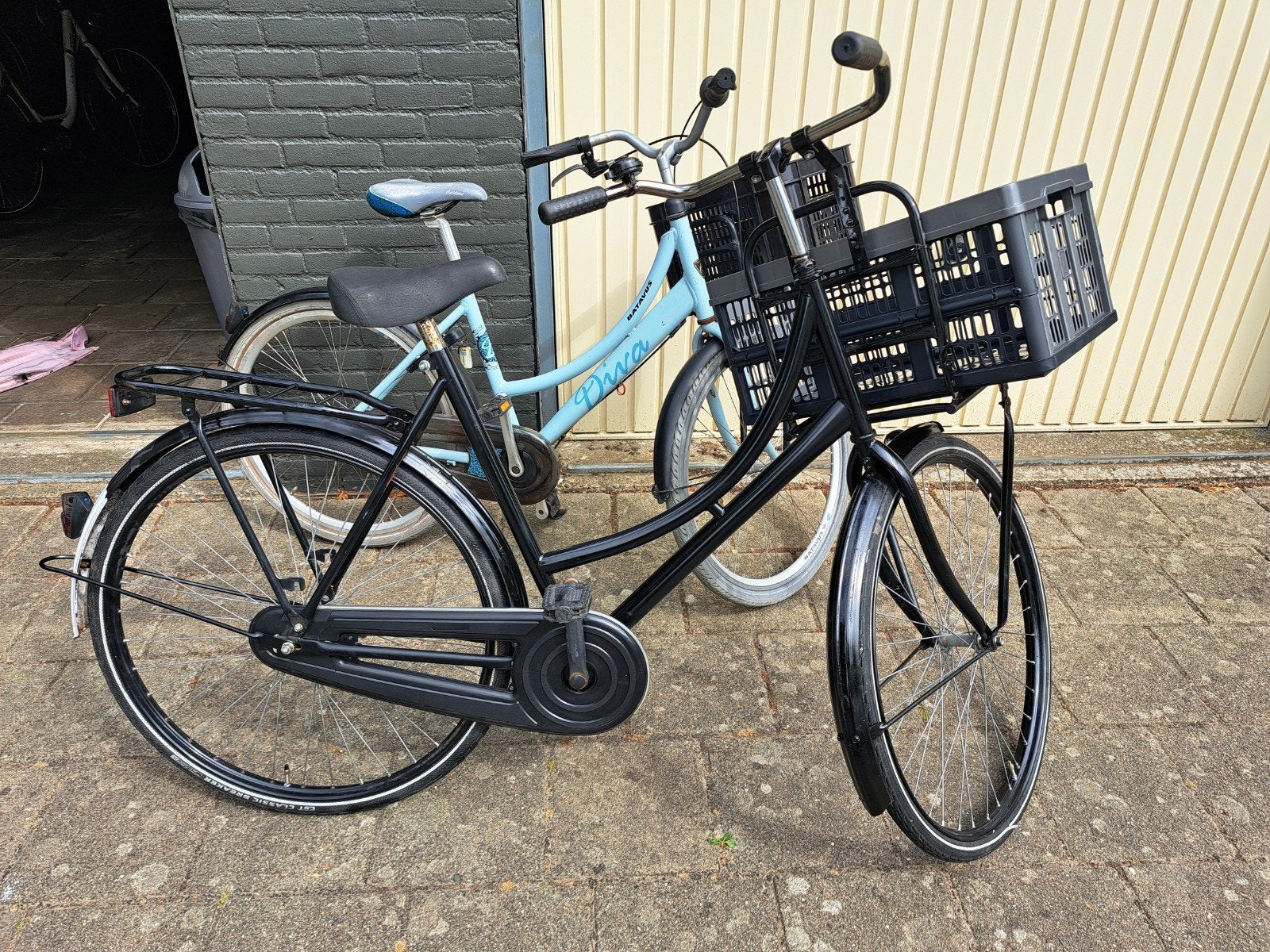 Damesfietsen Batavus handversnelling  of merkfiets sport  me, Ophalen, Gebruikt, Terugtraprem, Batavus