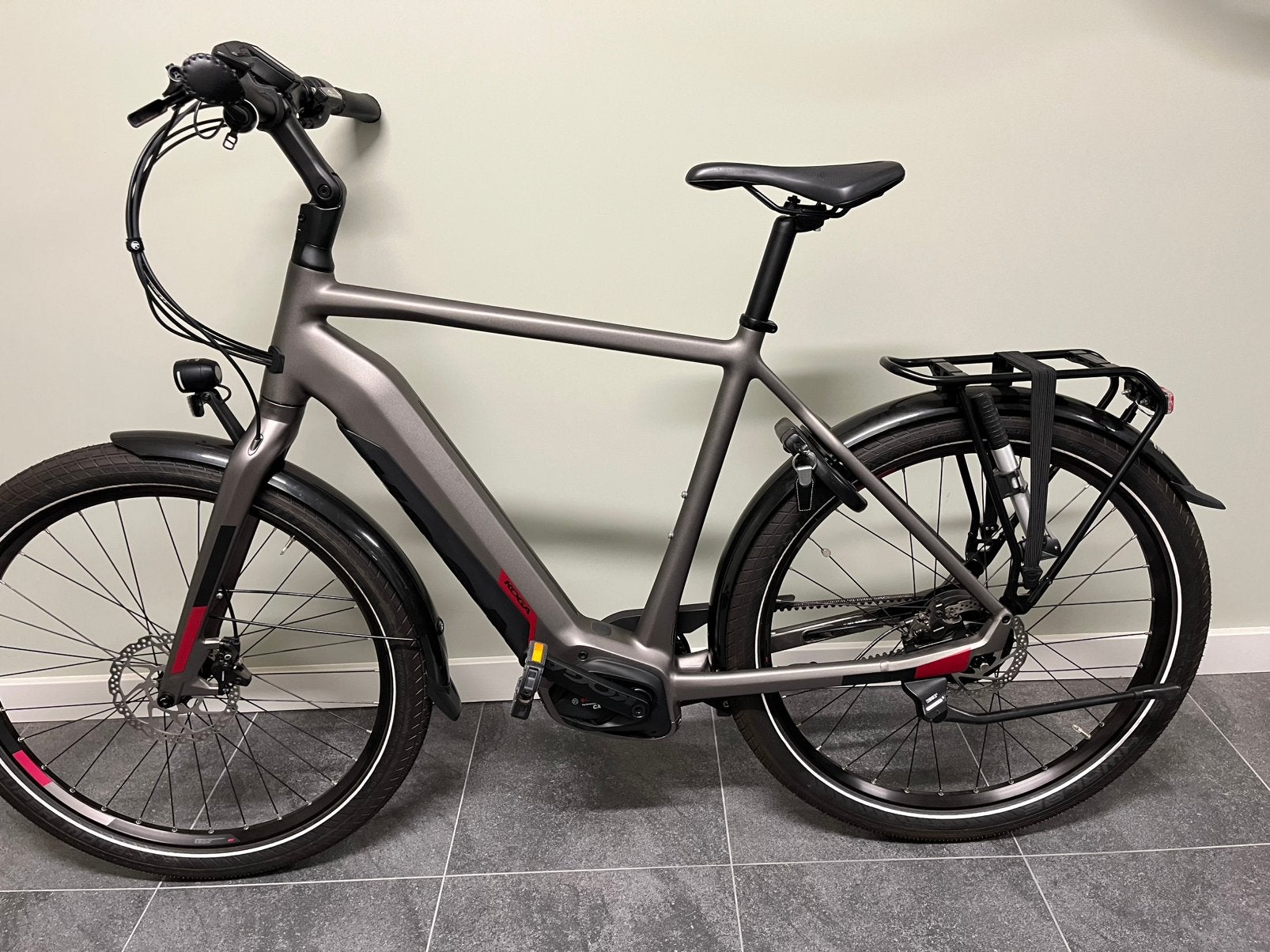 Te koop: koga pace B10 met bosch CX motor., Fietsen en Brommers, Zo goed als nieuw, 50 km per accu of meer, 55 tot 59 cm, Ophalen
