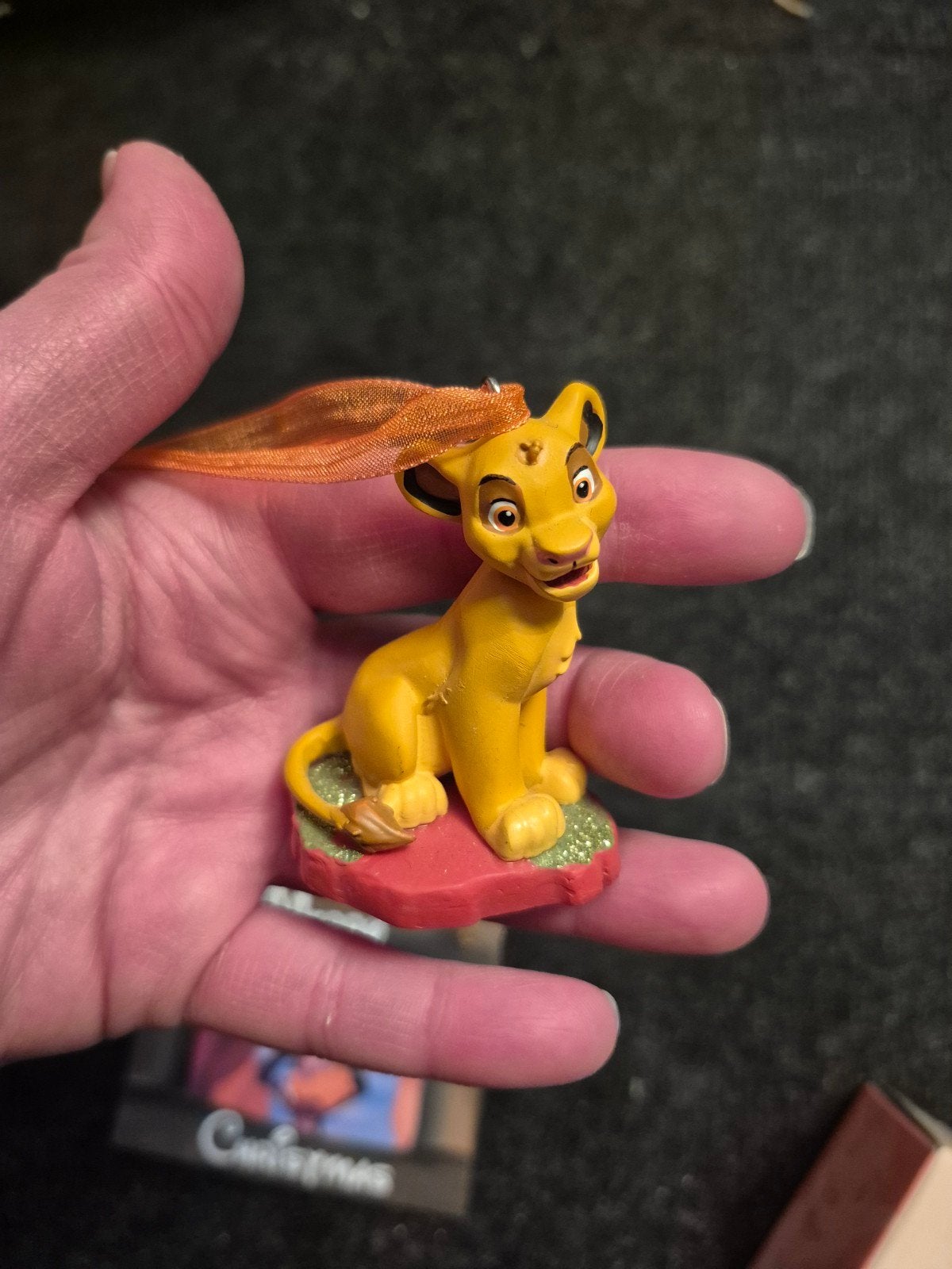 Disneyland simba kerst ornament lion king disney, Verzamelen, Disney, Ophalen of Verzenden, Leeuwenkoning of Jungle Boek, Zo goed als nieuw