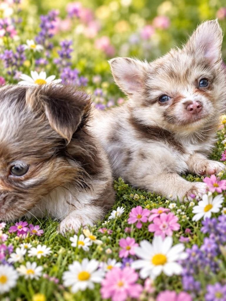 chihuahua pups langharig merle zeer mooi en raszuiver, Nederland, 8 tot 15 weken, CDV (hondenziekte), Meerdere