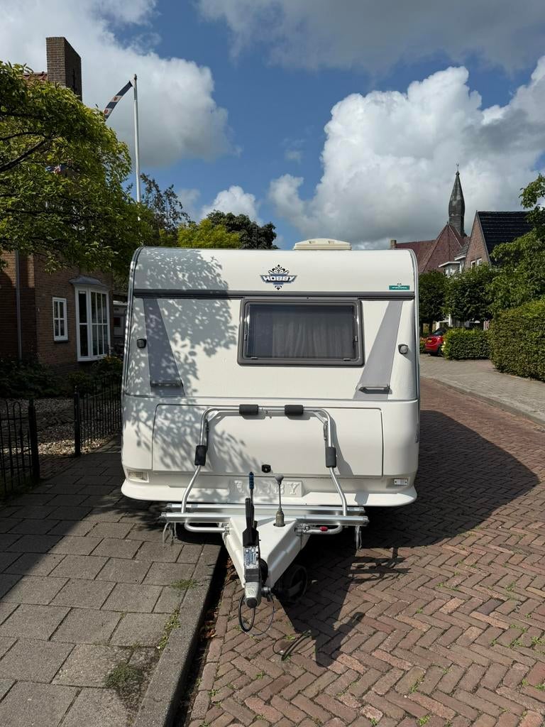 Hobby easy deluxe 460 UFE split airco BJ2000, Caravans en Kamperen, Omvormbare zithoek, Rondzit, Hobby, 750 - 1000 kg