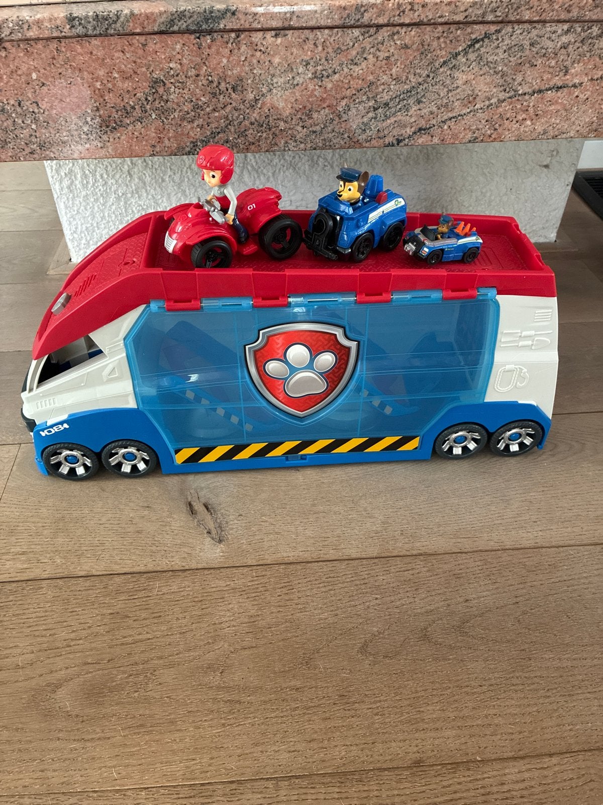 Paw Patrol Patroller met voertuigen en figuren, Ophalen of Verzenden, Zo goed als nieuw