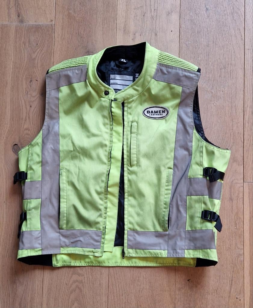 Damen Leathers Veiligheidsjasje Maat XL, Motoren, Kleding | Motorkleding, Ophalen of Verzenden, Tweedehands