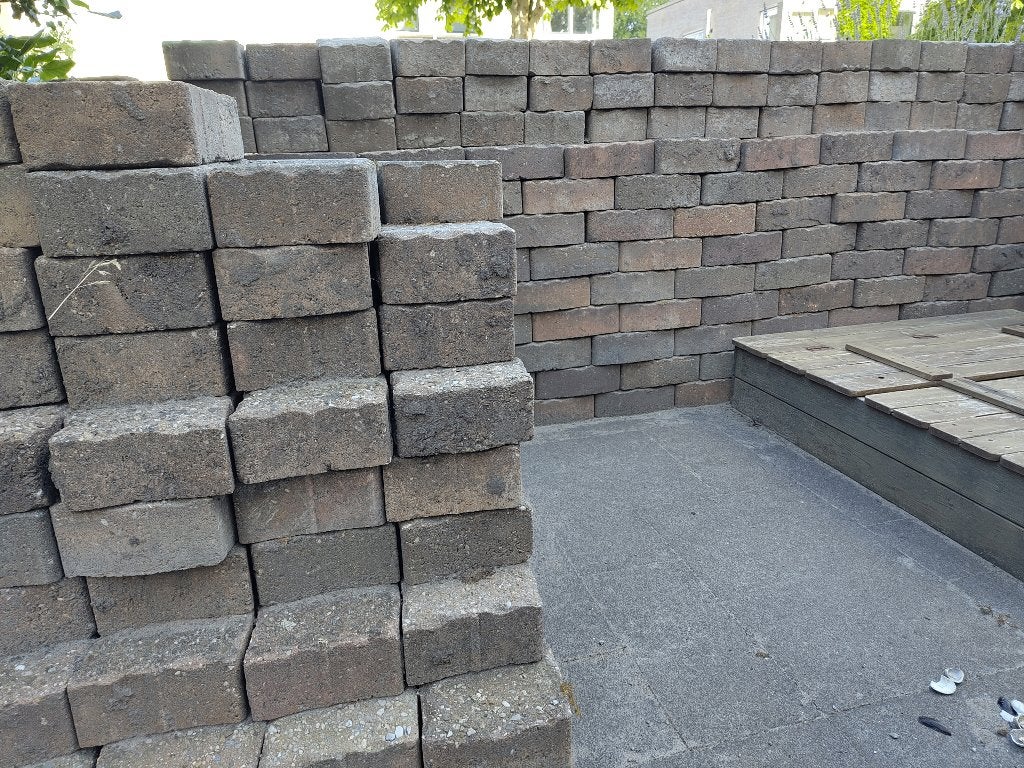 Tuinstenen gratis, Ophalen, Gebruikt, Klinkers, 10 m² of meer