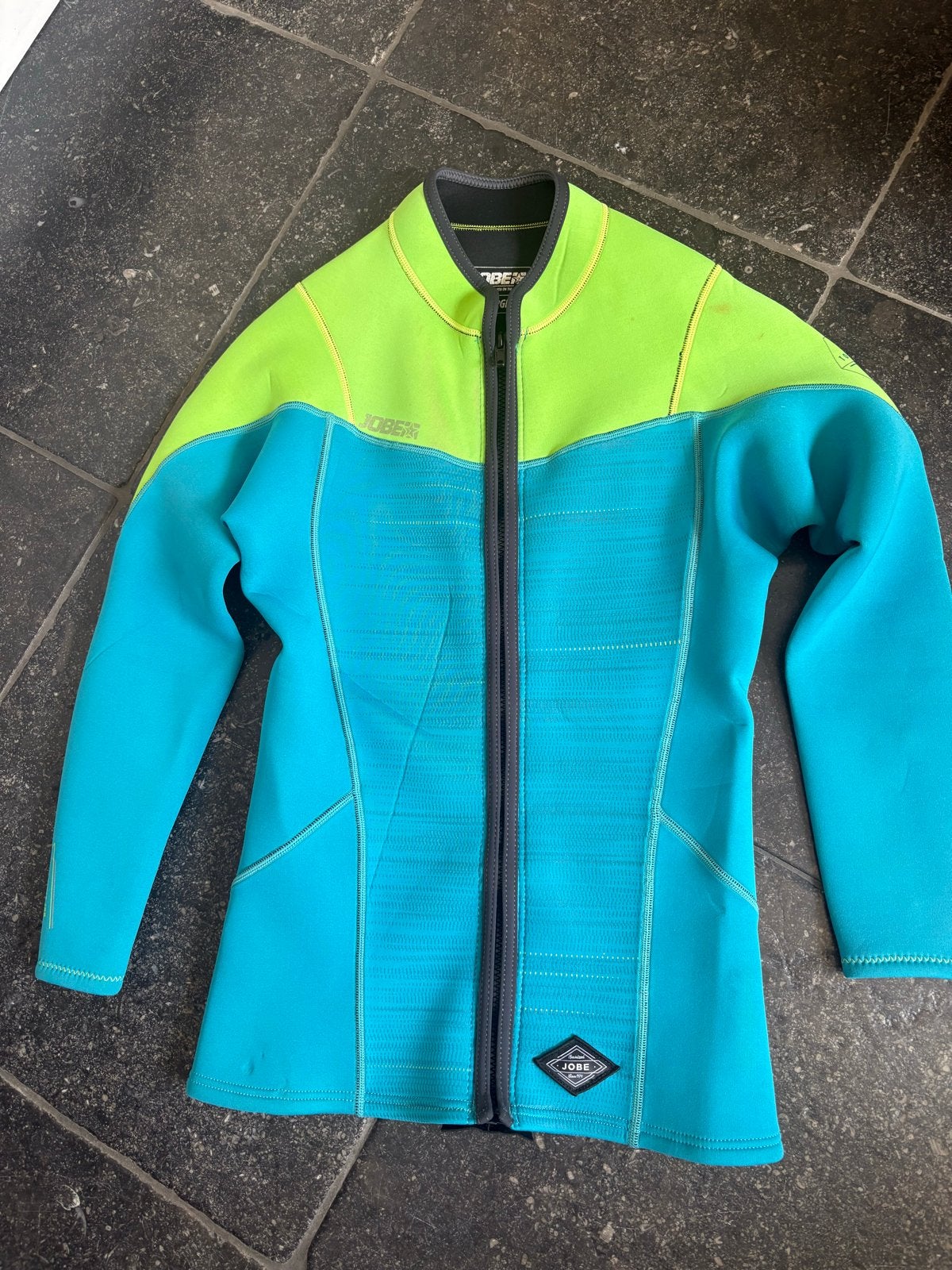 Jobe Wetsuit Jacket- Blauw/Groen, Watersport en Boten, Watersportkleding, Ophalen of Verzenden, Gebruikt, Dame of Heer, Wetsuit