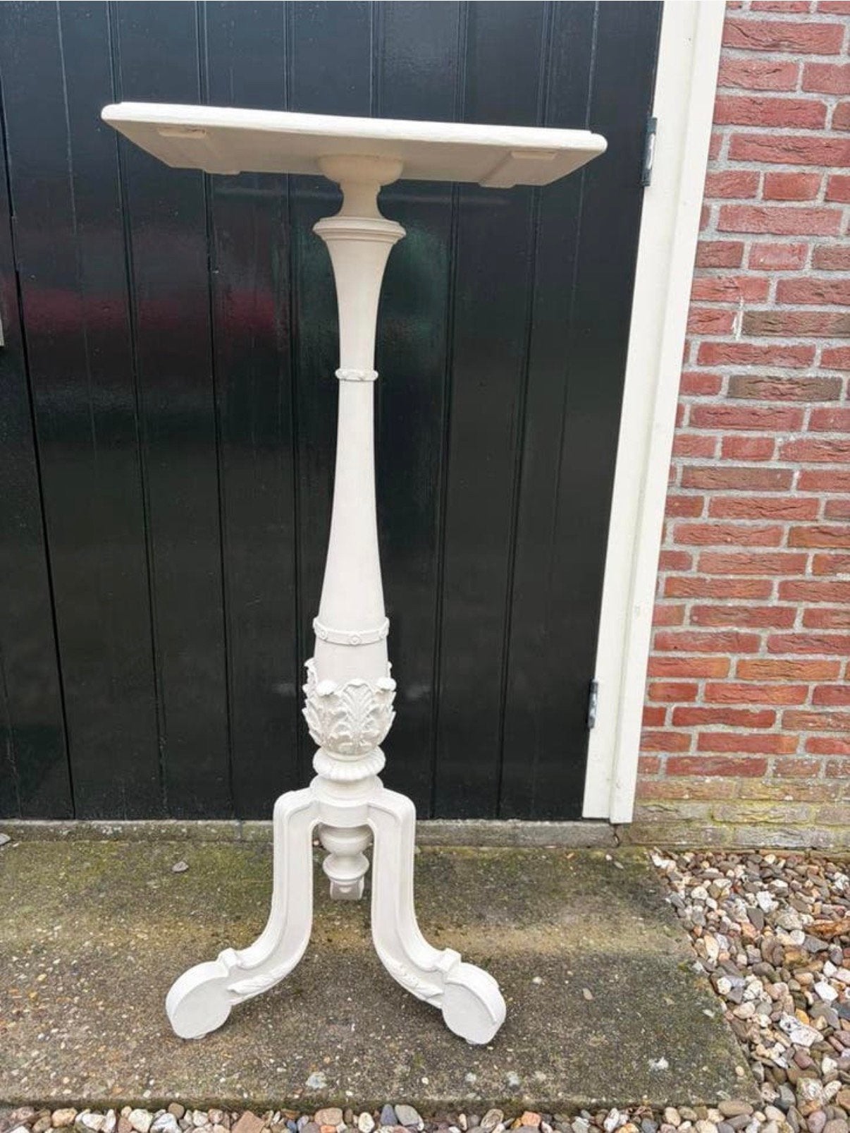 Antieke piede stal, Ophalen, Zo goed als nieuw