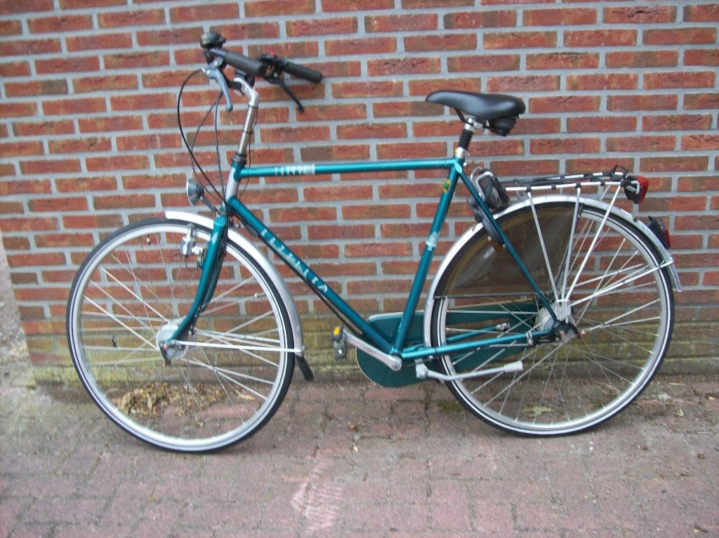 herenfiets, Ophalen, Terugtraprem, Gebruikt, Versnellingen