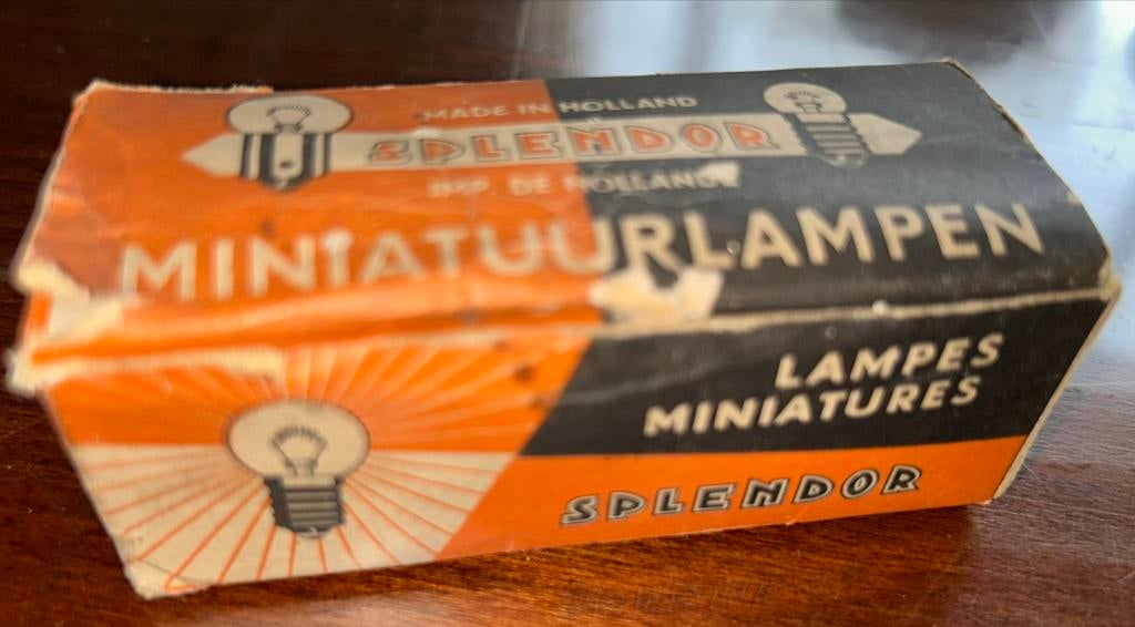 Splendor Rijwiellampjes Minilampjes Jaren '60, Fietsen en Brommers, Ophalen of Verzenden, Gebruikt