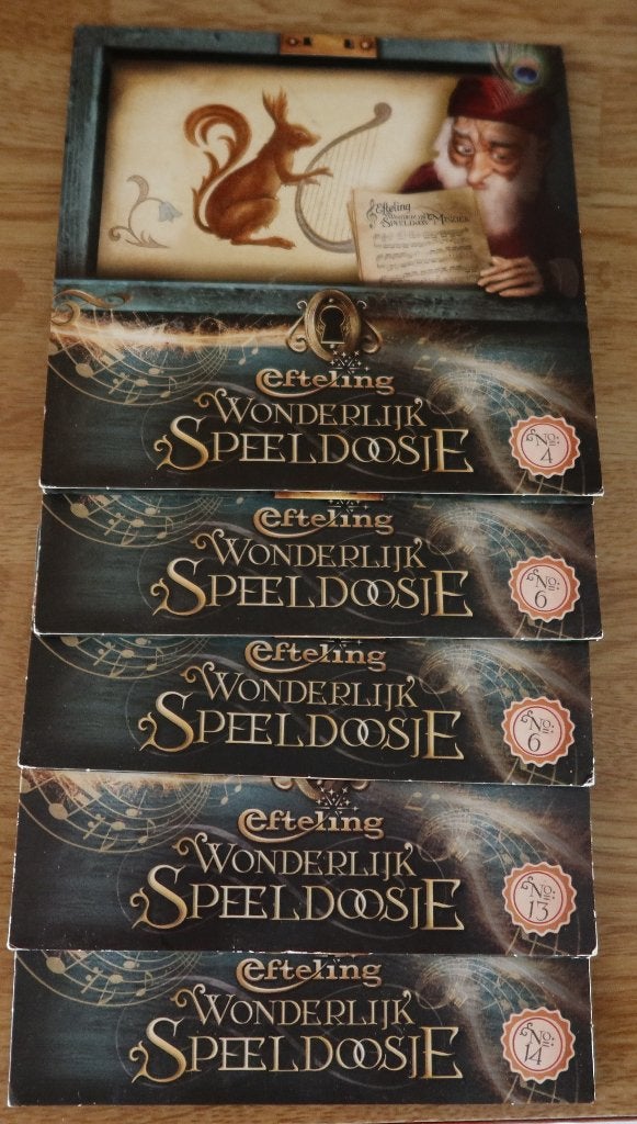 5 x Efteling Wonderlijke Speeldoosjes, Ophalen of Verzenden, Nieuw, Overige typen