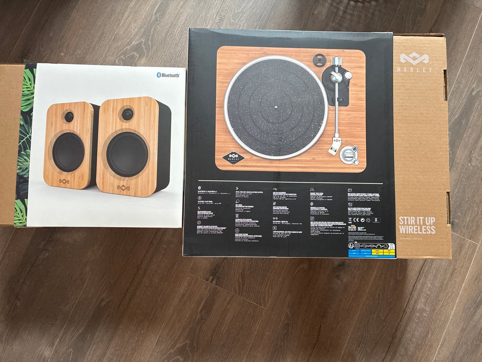 LEGE DOZEN  Marley platenspeler en speakers, Overige merken, Ophalen of Verzenden, Zo goed als nieuw, USB-aansluiting