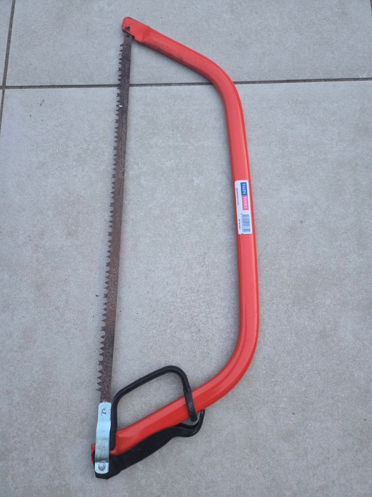Talen Tools Beugelzaag 61cm - Gebruikt, Tuin en Terras, Handzagen, Ophalen of Verzenden, Gebruikt, Beugelzaag, Talen Tools