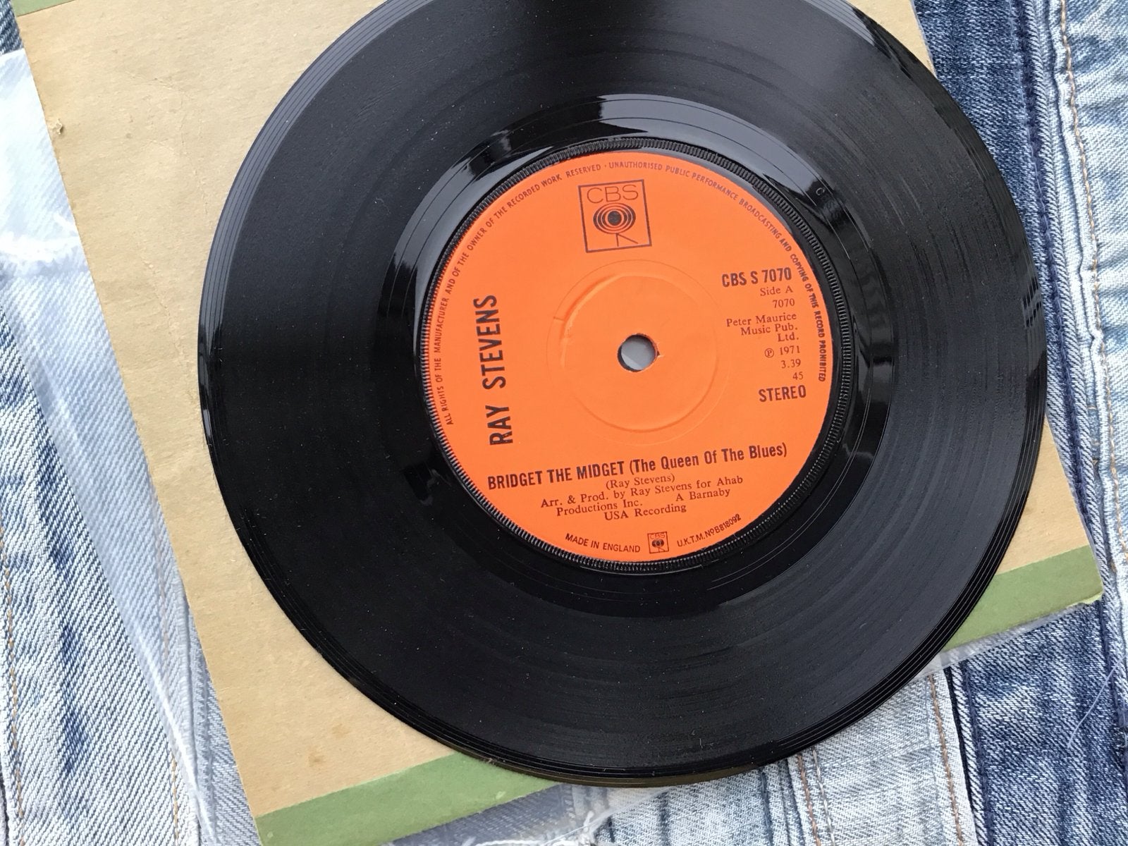 Ray Stevens - Bridget The Midget (The Queen Of The Blues) 7, Gebruikt, 7 inch, Ophalen of Verzenden, Pop