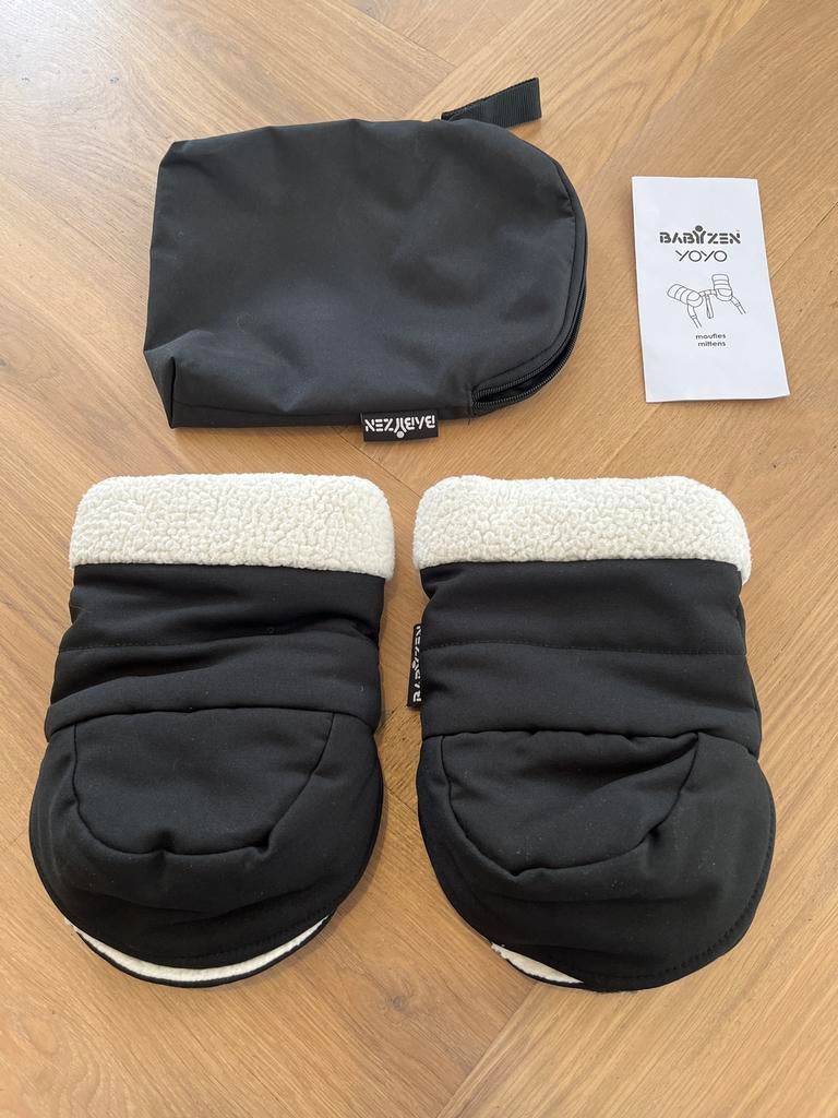 Babyzen Yoyo Wanten Zwart met Tas - Zeer Goede Staat, Ophalen of Verzenden, Zo goed als nieuw