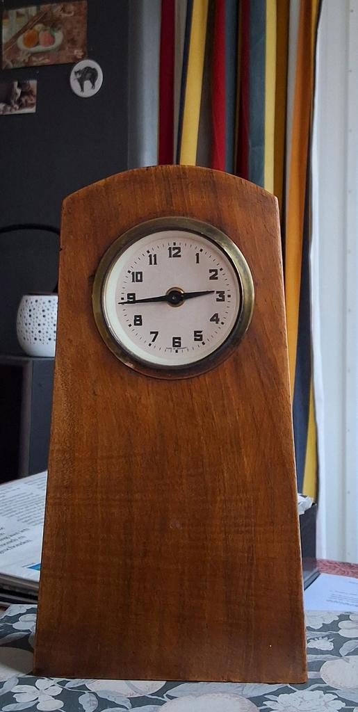 Charmant Art Deco Schoorsteenmantel Klokje, Antiek en Kunst, Antiek | Klokken, Ophalen of Verzenden