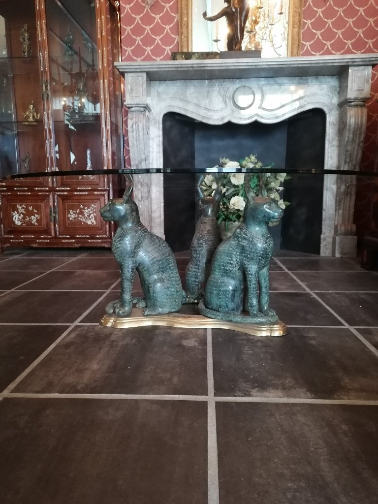 oude zwaar bronzen tafel, Ophalen
