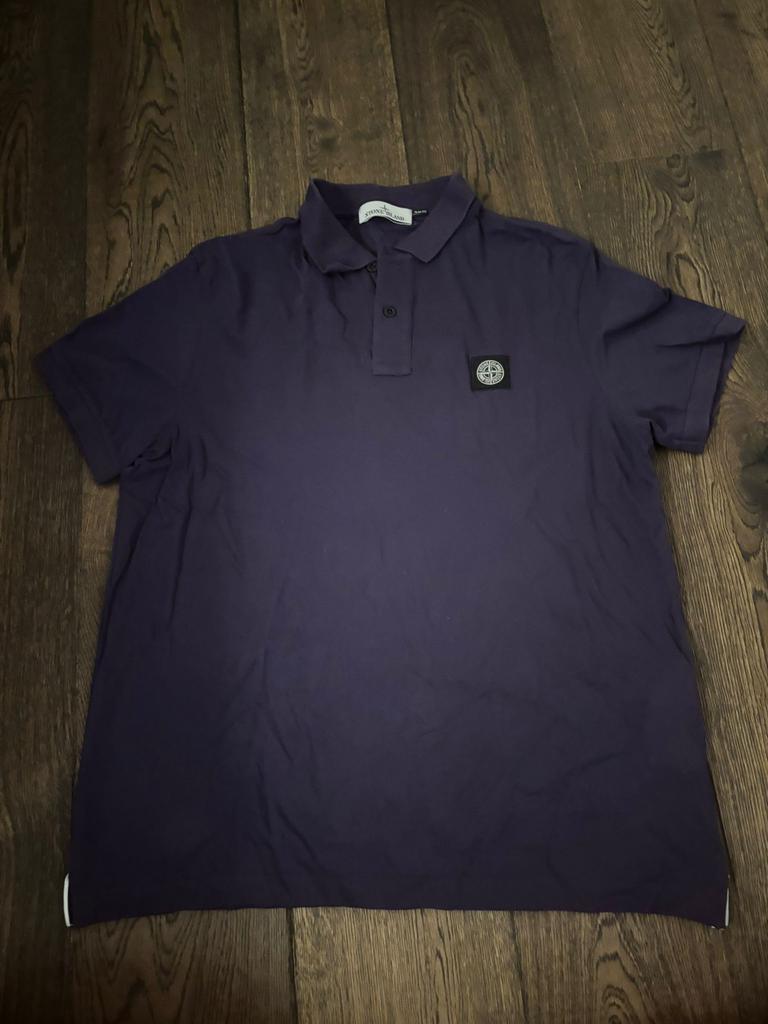Stone Island Polo Paars XL - Zo goed als nieuw, Ophalen of Verzenden, Zo goed als nieuw, Maat 56/58 (XL), Paars