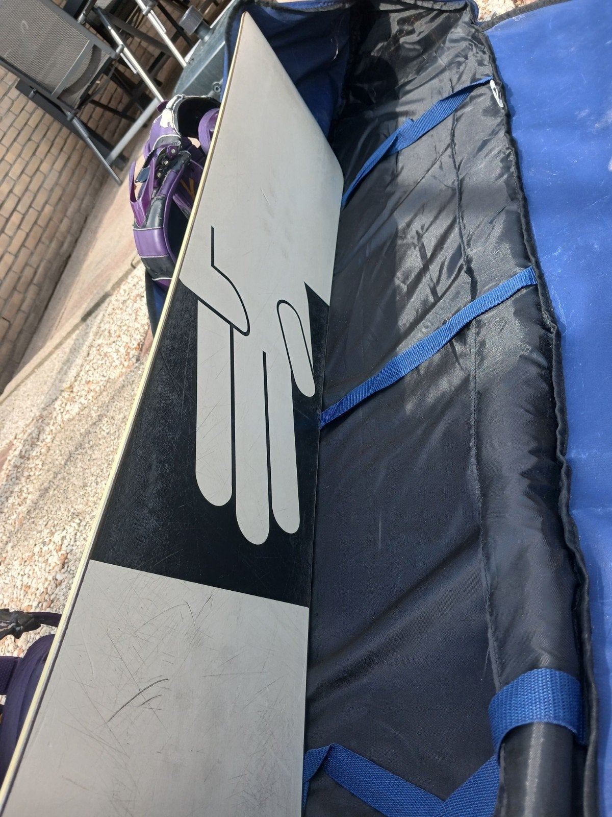 Snowboard met bindingen - Paar keer gebruikt, Ophalen of Verzenden, Board