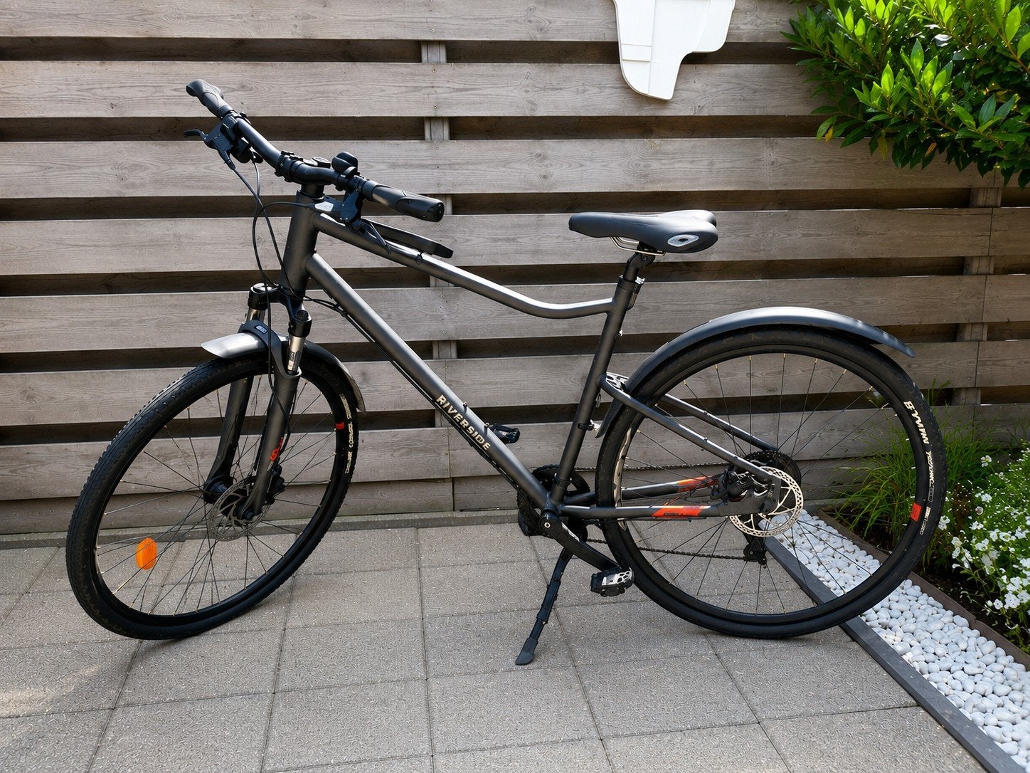riverside hybride fiets donkergrijs 28 inch framemaat 80 cm, Ophalen, Zo goed als nieuw, Overige merken